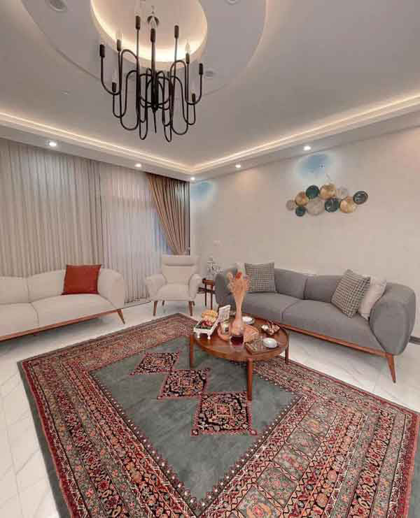 مدل چیدمان منزل ایرانی با طراحی شیک و جذاب وزیبا
