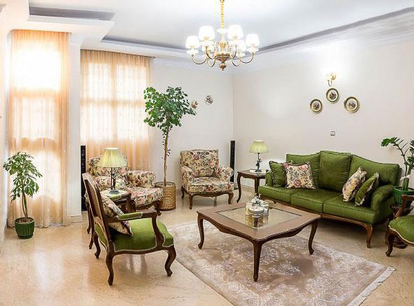 مدل چیدمان منزل ایرانی با طراحی شیک و جذاب وزیبا