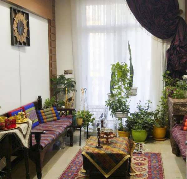 مدل چیدمان منزل ایرانی ساده سنتی و کلاسیک و مدرن با طراحی شیک