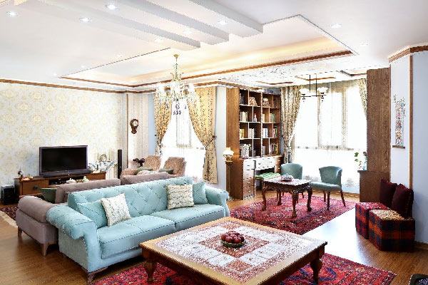 مدل چیدمان منزل ساده با دیزاین شیک و لاکچری و جدید 
