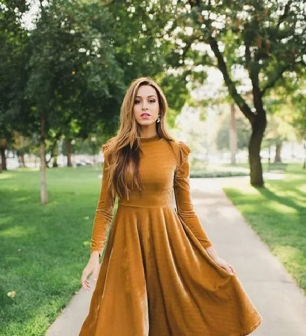 مدل پیراهن مخمل دخترانه و زنانه کوتاه و بلند شیک و جذاب مجلسی