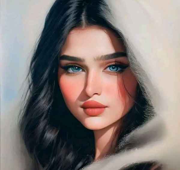 مدل ابرو برای صورت گرد و چشم درشت تپل و زیبا