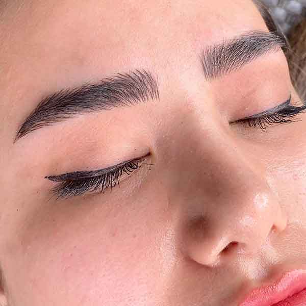 مدل ابرو فیبروز جدید و طبیعی زیبا و جذاب بلند و کوتاه