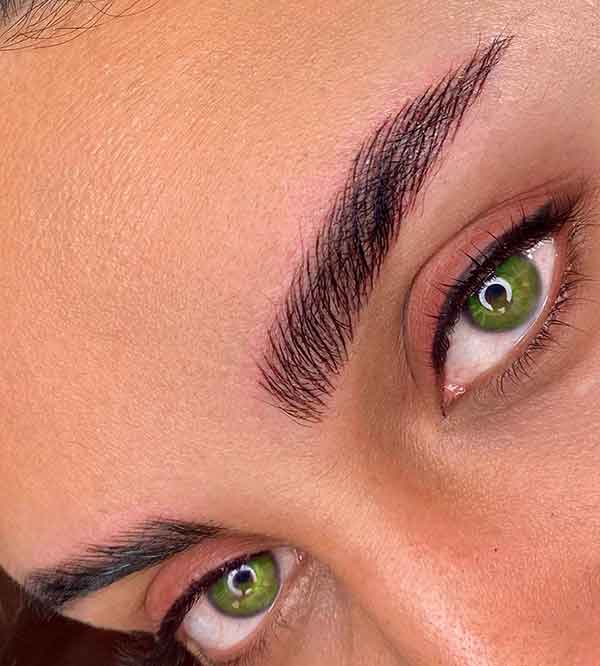 مدل ابرو فیبروز جدید و طبیعی زیبا و جذاب بلند و کوتاه