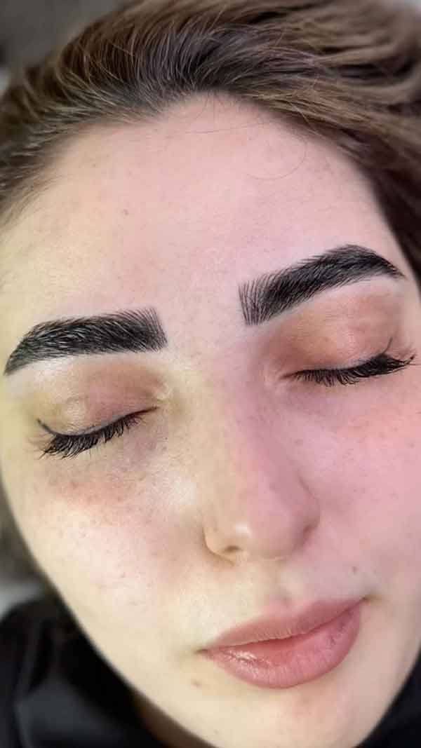 مدل ابرو فیبروز جدید و طبیعی زیبا و جذاب بلند و کوتاه