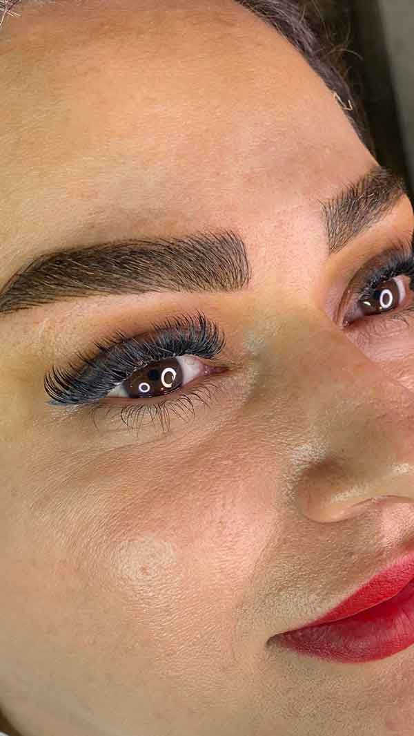 مدل ابرو فیبروز جدید و طبیعی زیبا و جذاب بلند و کوتاه