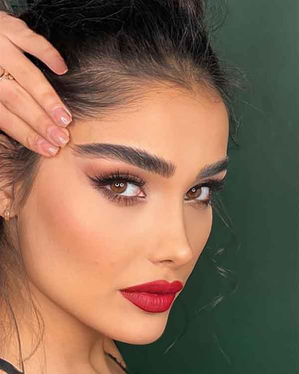 مدل آرایش زنانه برای عروسی 2023 اروپایی جدید و زیبا