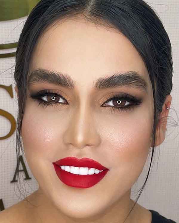 مدل آرایش زنانه برای عروسی 2023 اروپایی جدید و زیبا