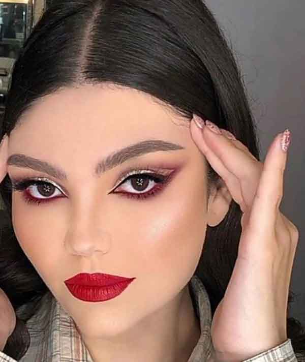 مدل آرایش زنانه برای عروسی شیک و جدید چاق لاغر خاص