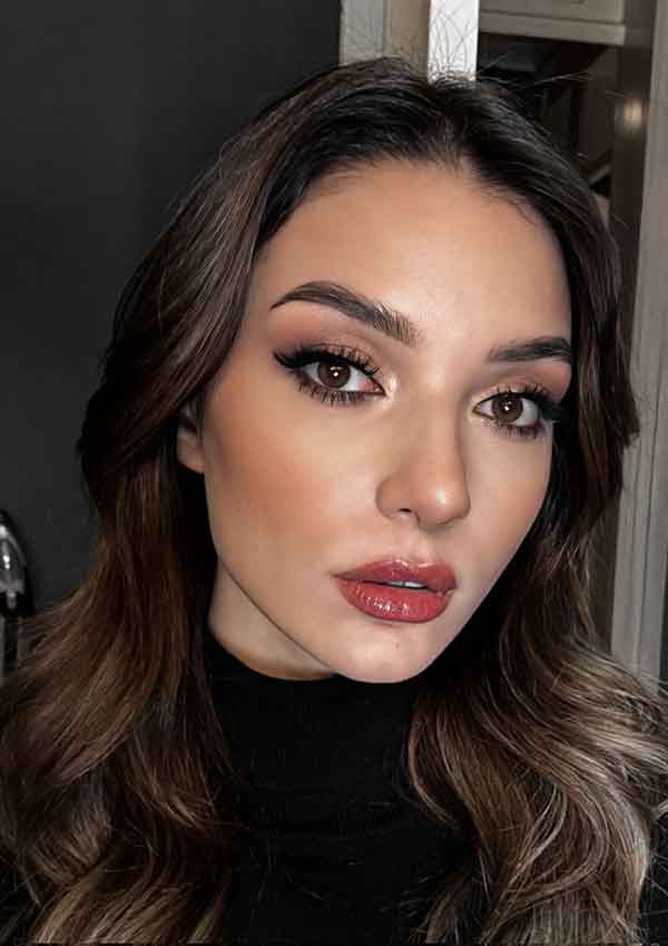 مدل آرایش زنانه جدید مجلسی ساده و شیک برای مراسم های عروسی