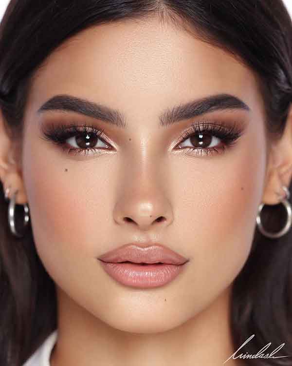 مدل آرایش زنانه جدید مجلسی ساده و شیک برای مراسم های عروسی