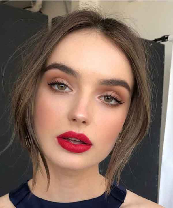 مدل آرایش زنانه جدید مجلسی ساده و شیک برای مراسم های عروسی