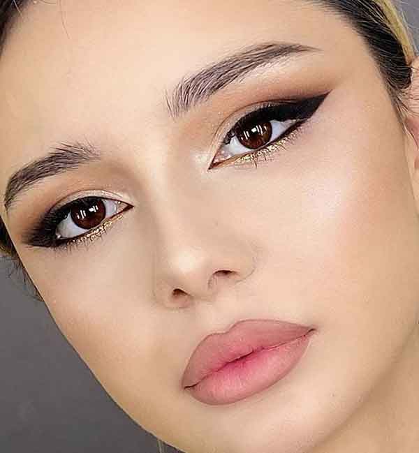 مدل آرایش زنانه جدید مجلسی ساده و شیک برای مراسم های عروسی