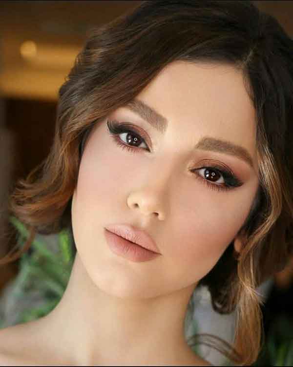 مدل آرایش زنانه ساده و شیک برای عروسی ملایم و غلیظ شیک