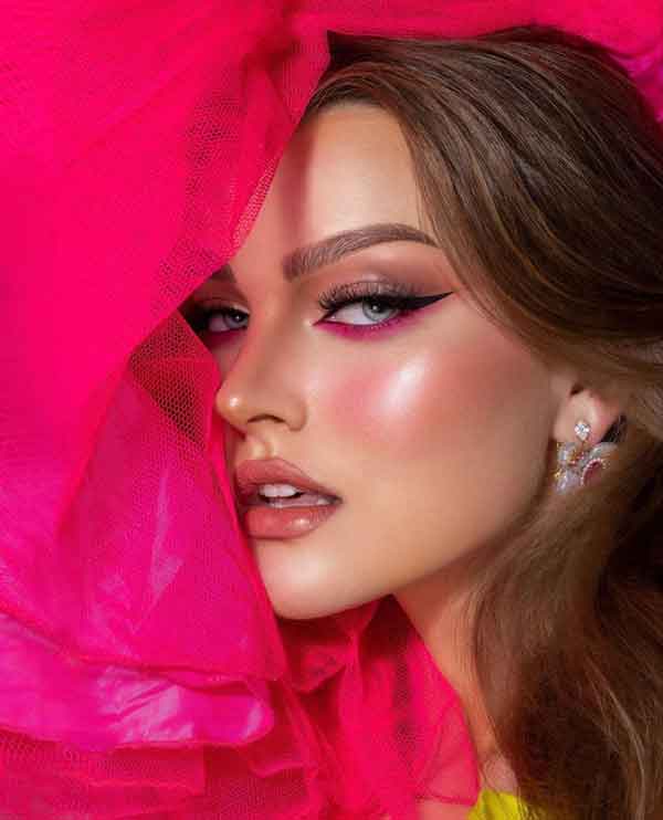 مدل آرایش زنانه جدید مجلسی صورت شیک و خاص امروزی