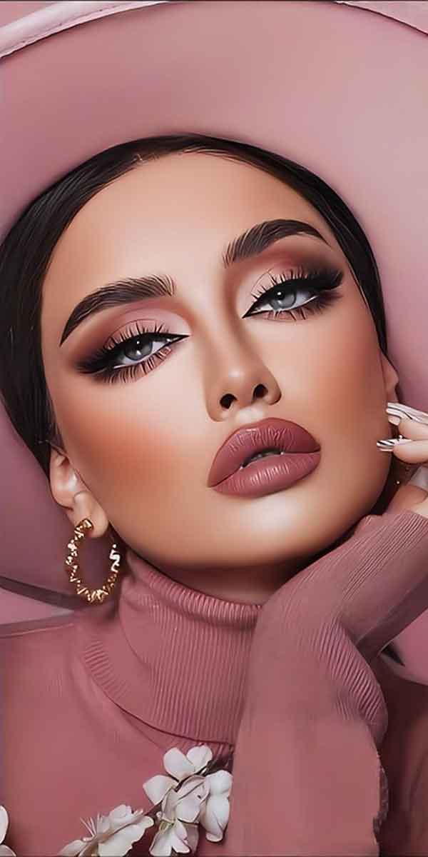 مدل آرایش زنانه جدید مجلسی صورت شیک و خاص امروزی