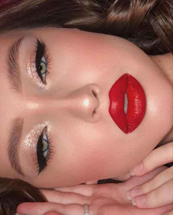 مدل آرایش زنانه جدید مجلسی صورت شیک و خاص امروزی