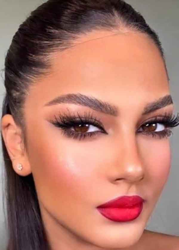 مدل آرایش زنانه جدید مجلسی صورت شیک و خاص امروزی