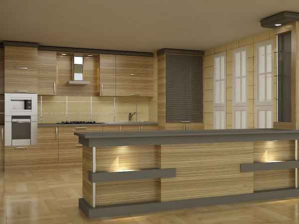مدل کابینت ام دی اف در رنگ های روشن و تیره کلاسیک و مدرن