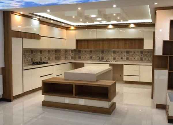 مدل کابینت ام دی اف در رنگ های روشن و تیره کلاسیک و مدرن