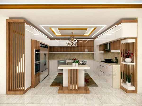 مدل کابینت ام دی اف در رنگ های روشن و تیره کلاسیک و مدرن