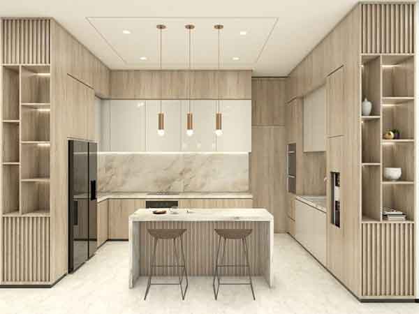 مدل کابینت ام دی اف در رنگ های روشن و تیره کلاسیک و مدرن