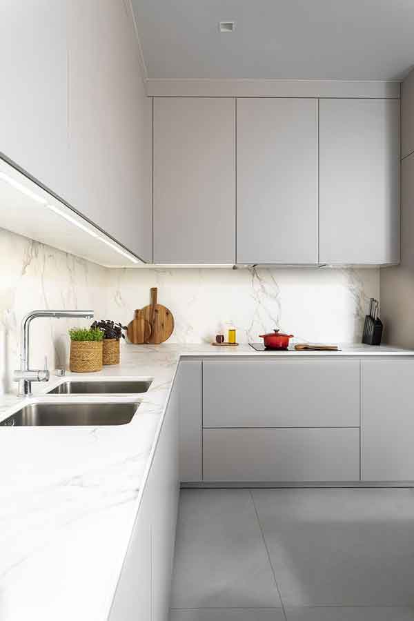 مدل کابینت سفید یکدست و ترکیبی جدید و زیبا خاص