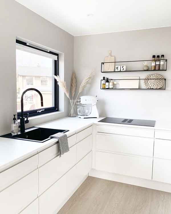 مدل کابینت سفید یکدست و ترکیبی جدید و زیبا خاص
