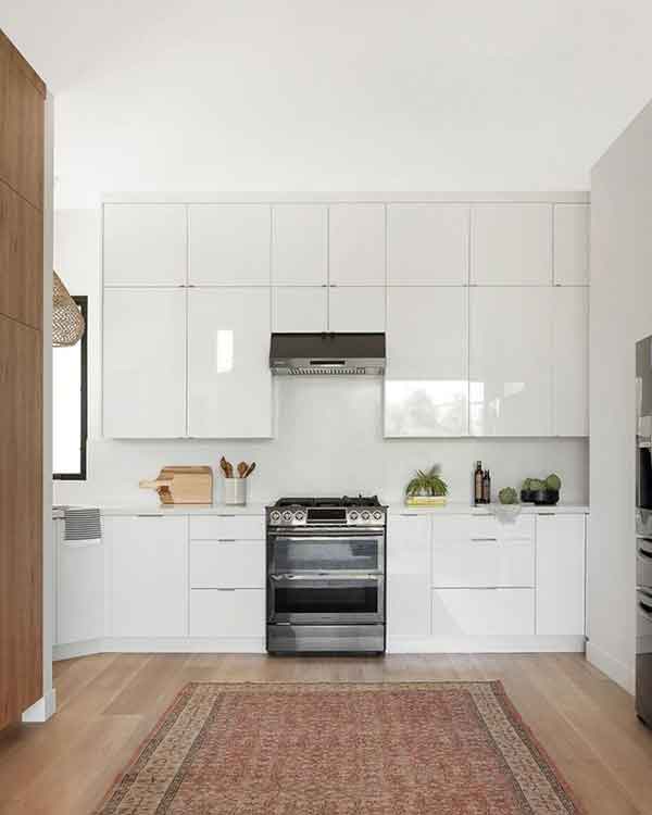 مدل کابینت سفید یکدست و ترکیبی جدید و زیبا خاص