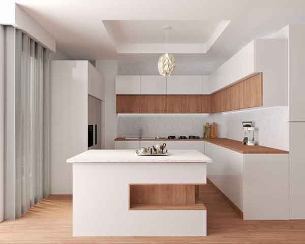 مدل کابینت سفید یکدست و ترکیبی جدید و زیبا خاص