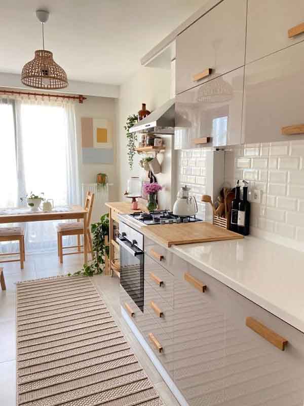 مدل کابینت سفید یکدست و ترکیبی جدید و زیبا خاص