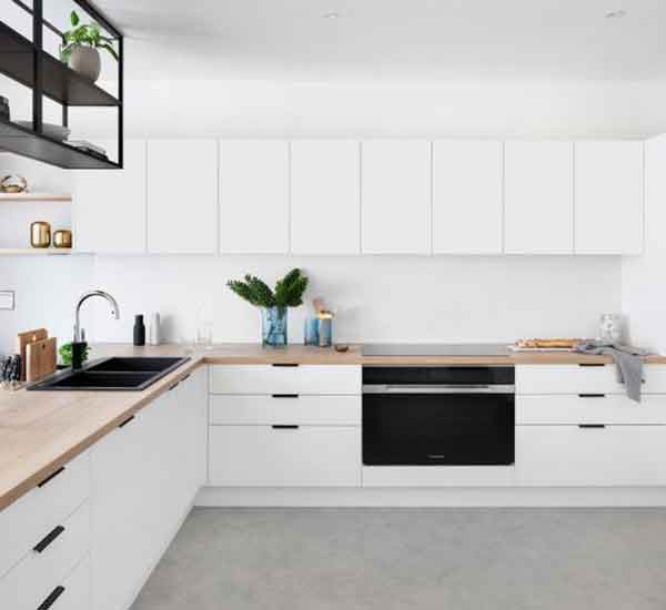 مدل کابینت سفید یکدست و ترکیبی جدید و زیبا خاص