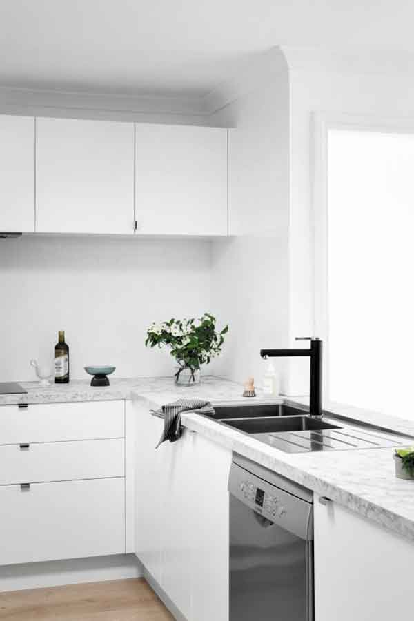 مدل کابینت سفید یکدست و ترکیبی جدید و زیبا خاص