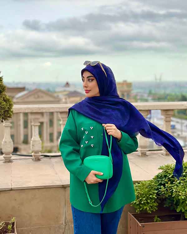 مدل مانتو جدید اینستاگرام رنگی و مشکی زیبا و جدید لاکچری پسند