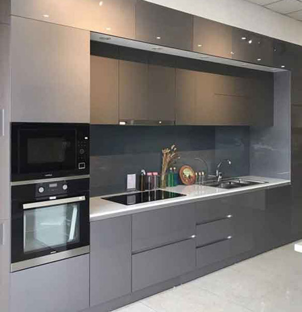 هایگلاس مدل کابینت آشپزخانه ایرانی جدید با طراحی شیک و خاص لاکچری