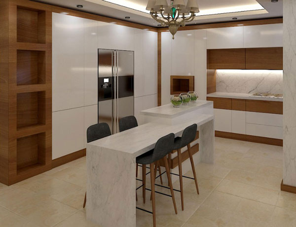 مدل کابینت ایرانی ساده دو طرفه با طراحی شیک و خاص جدید