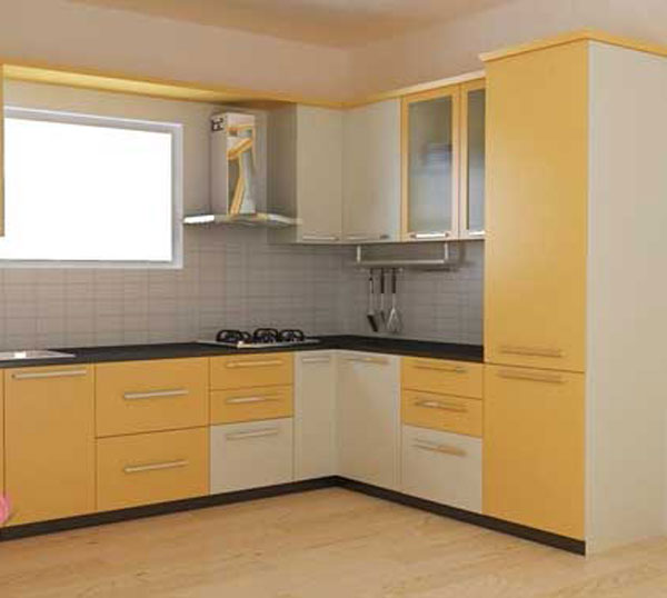 مدل کابینت ساده شیک و لاکچری و خاص سفید و مشکی و طوسی