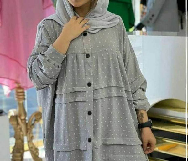 مدل مانتو جلو باز ابروبادی بلند و کوتاه ساده و طرحدار شیک و لاکچری