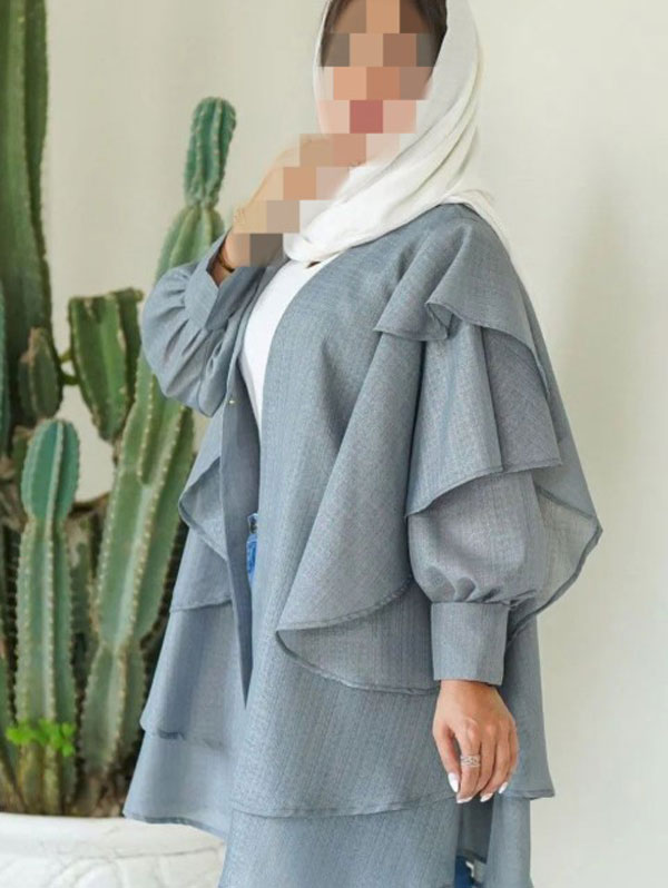 مدل مانتو جلو باز حریر ساده و گلدار بلند و کوتاه شیک و مدرن
