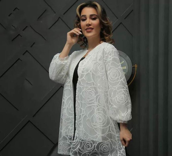 مدل مانتو مجلسی با گیپور زنانه کوتاه و بلند لاکچری وخاص