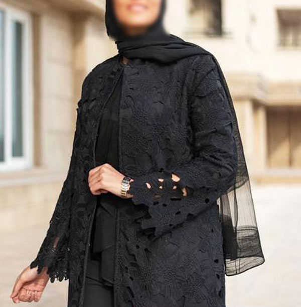 مدل مانتو مجلسی با گیپور زنانه کوتاه و بلند لاکچری وخاص