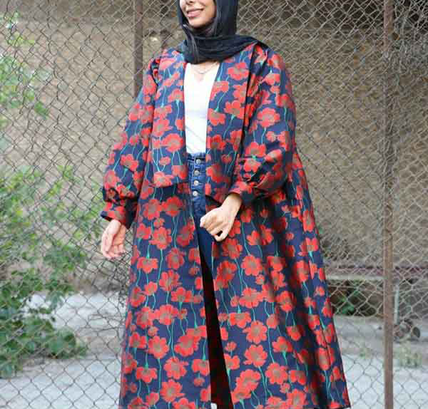 مدل مانتو جلو باز جدید 1402 تابستانی مجلسی ساده و شیک
