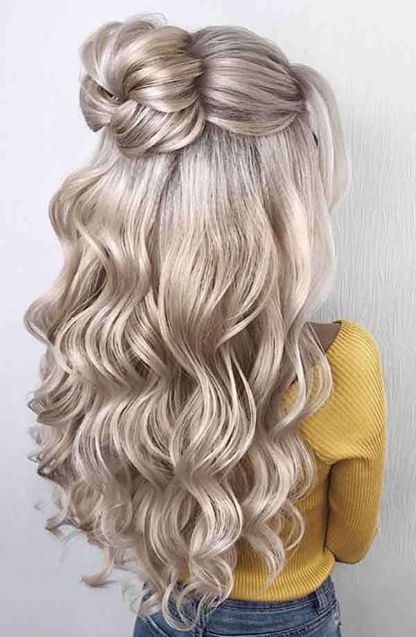 مدل مو باز دخترانه برای عروسی و تولد دورهمی شلاقی 
