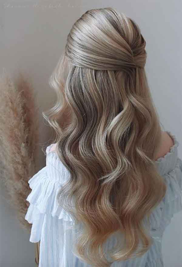 مدل مو باز دخترانه برای عروسی زیبا و مجلسی جدید