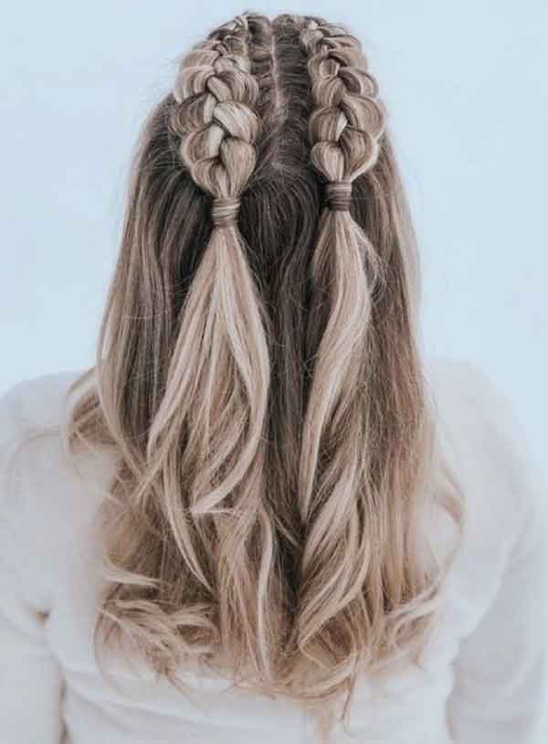 مدل مو باز ساده اتو شده و فر برای مهمانی و عروسی