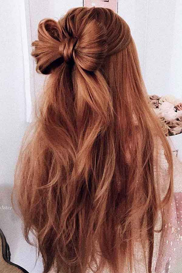 مدل مو دخترانه باز ساده و شیک برای مراسم های مهم