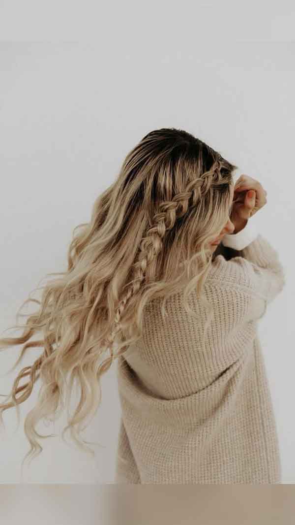 مدل مو دخترانه باز ساده و شیک برای مراسم های مهم