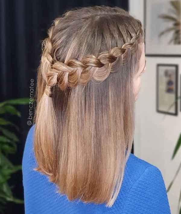 مدل مو دخترانه باز کوتاه ساده باز و بست جدید شیک