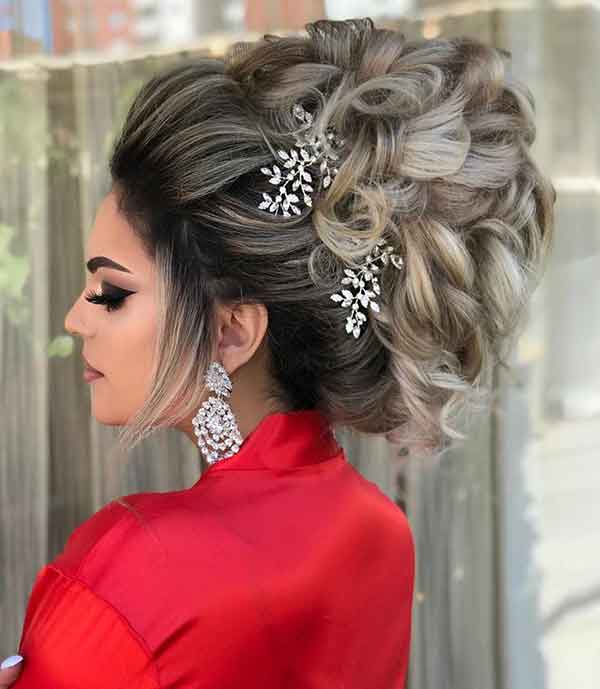 مدل مو مجلسی دخترانه برای عروسی و مهمانی باز و بسته شیک ساده
