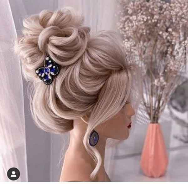 مدل مو مجلسی دخترانه برای عروسی و مهمانی باز و بسته شیک ساده